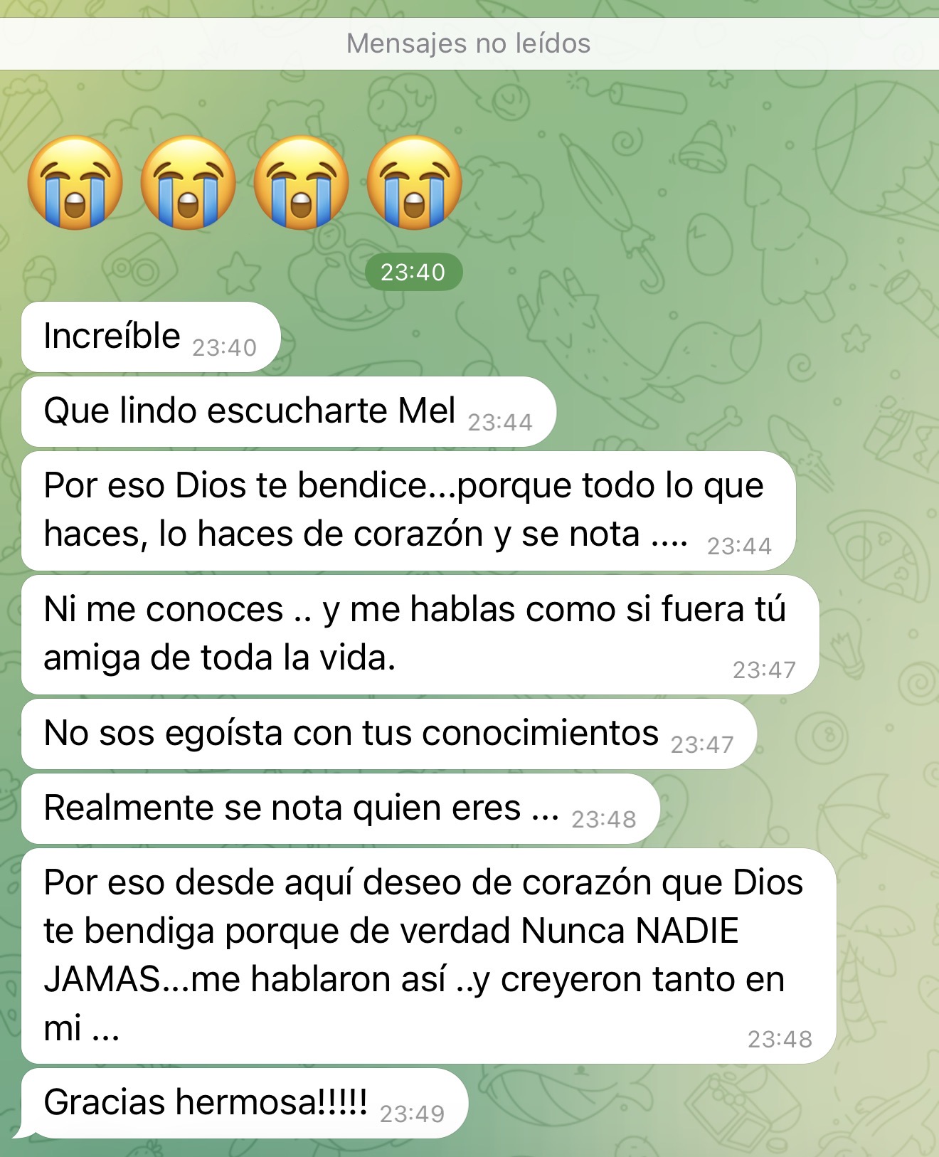 Testimonio de Alumna del grupo VIP